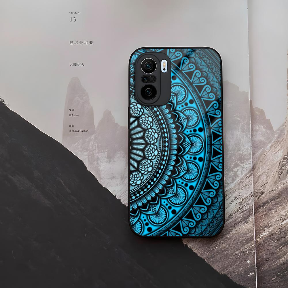 

Mandala Flower Phone Case Tempered Glass For Xiaomi 15 14 12 Lite Pro 13 11t Lite POCO M6 M5 X6 X5 X3 F5 F6 Pro Cover Xiaomi 14 Ultra