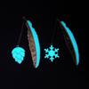 Cute Luminous Metal Feather Bookmarks Kawaii Butterflies Owl Dragonflies Book Marks For Teachers Gift Beautiful Book Accessories
