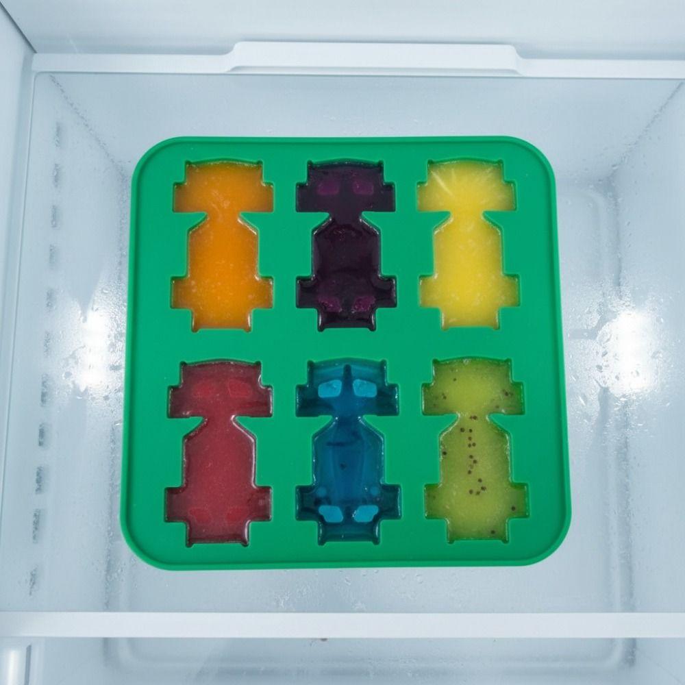 Silicone Racing Car Jelly Mold Non-stick Baby Food Mold Kitchen Gadgets Ice Cube Tray  Drink