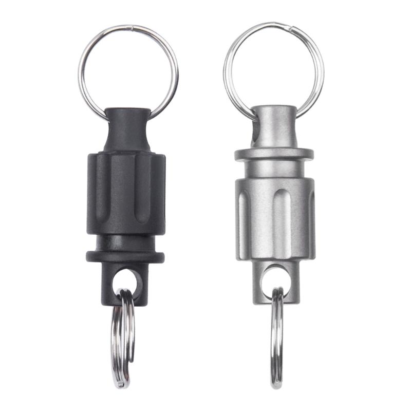 Titanium Alloy Quick Release Open Keychain Universal Rotary Buckle Convenient