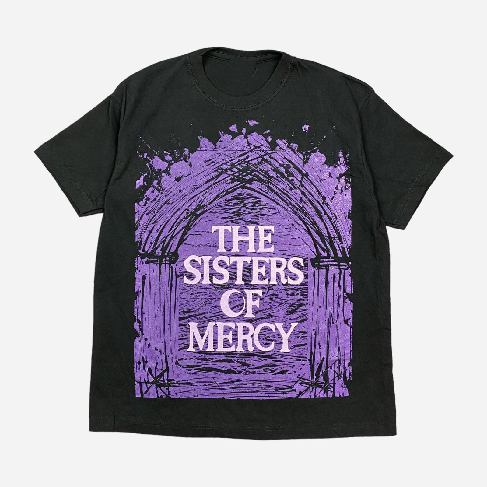 Vtg THE SISTERS OF MERCY Music band Cotton Black S-5XL Unisex Shirt BT413 XXL