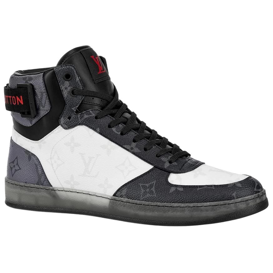 Louis Vuitton Rivoli Sneaker Boot 'Monogram - White Ice Dark Grey' 1A8V03