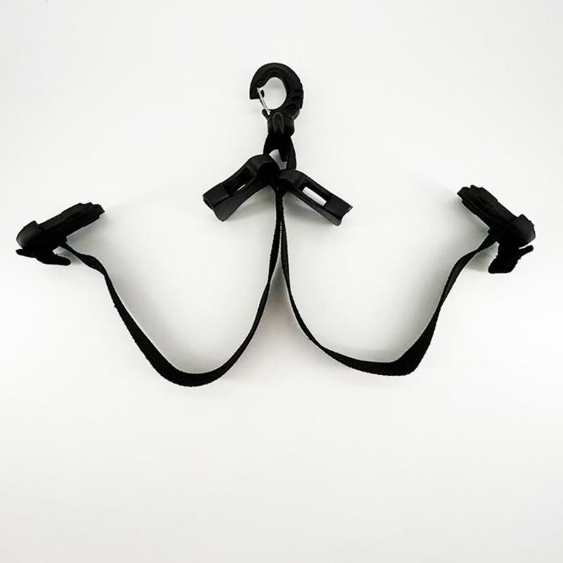 Quickly Adjust Mechanism Fast Detach Fin Strap with Double Buckle for Comfortable Diving Ergonomic Swimming Fin Strap