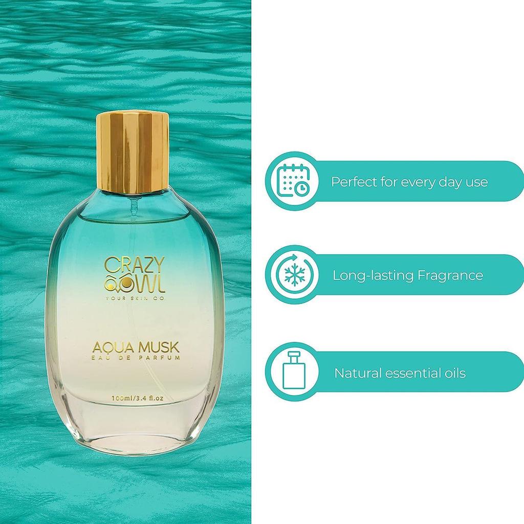 Aqua Musk Eau de Parfum für Männer und Frauen, 100 ml