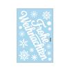 Christmas Window Sticker Removable Waterproof PVC Xmas Snowman Static Glass Cling Holiday Party Decoration Decal
