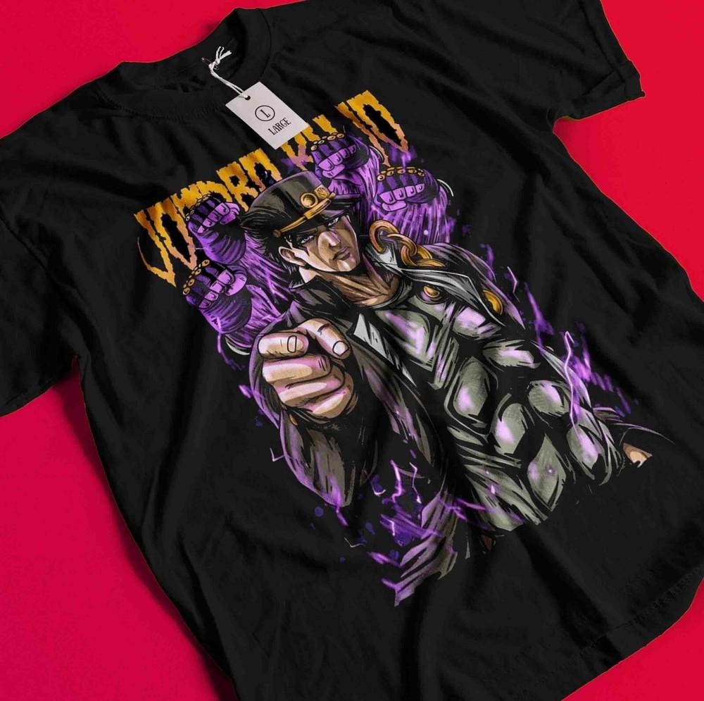 

Jojo s Bizarre Adventure T-Shirt Jonathan Joeastar Shirt Dio Tshirt Jotaro Kujo BB1148 S