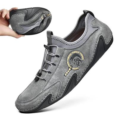 Casual Läderskor Lätta Skor, Herrskor Ungdom Peas Skor Körskor Four Seasons Tide Shoes 38-46