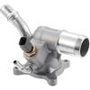 Motoforti Engine Coolant Thermostat Housing Assembly, for Jeep Cherokee 2014-2021, Metal, 816-194, Silver Tone