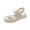 2025 new summer wear flat-bottomed fashion sandals women's skirt platform women's shoes heightening beach sandals