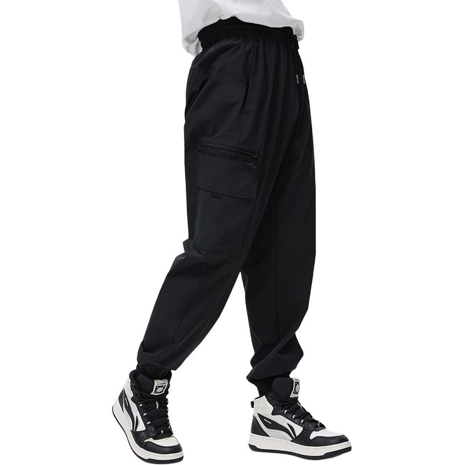 Li-Ning Lifestyle Fashion Cargo Pants 'Balck' Men's AYKT131-5