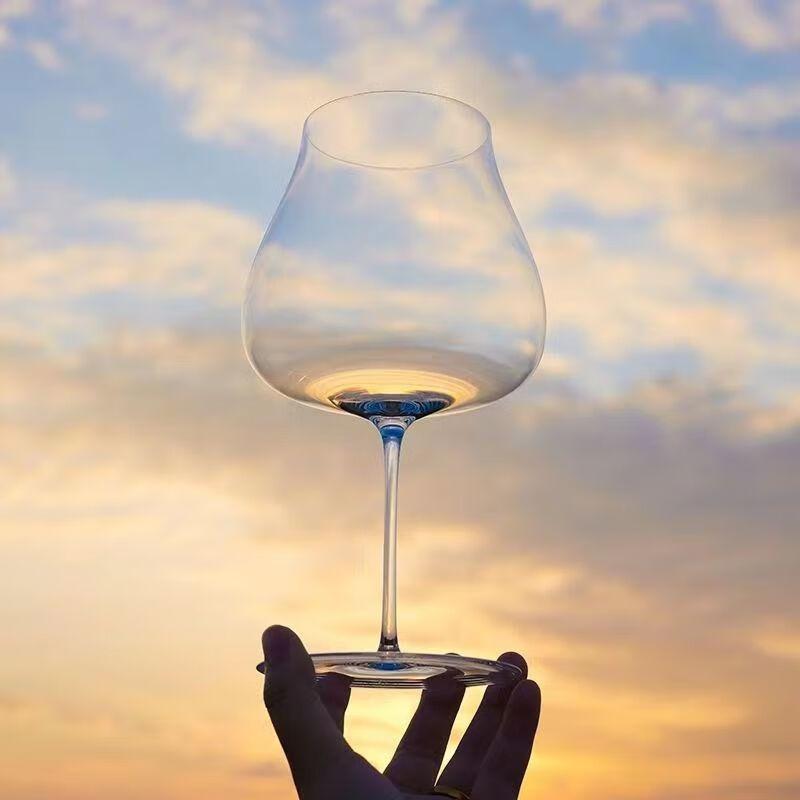 Bicchiere da Vino Bianco Borgogna Super SottileLeggeroSensorialeDegustazioneCristalloEleganteCoppa di ChampagneLussoSoffiato a ManoBicchieri per Scatola Regalo