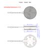 2Pcs 13Mm Bone Conduction Speaker 8Ohm Bluetooth Earphone Beauty Device Voice Broadcast Speaker Accessories