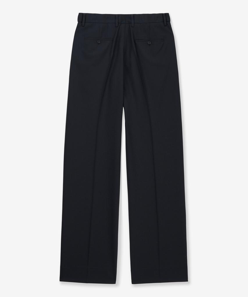 Tienjiti High Wool Blended Comfort Set-Up Pants (Navy) Tnpa6E100N2