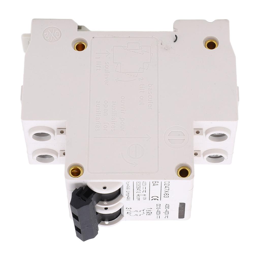 AC DC Miniature Circuit Breaker 2P 6A 400V DIN Rail Mount for Solar PV System DZ47X 63