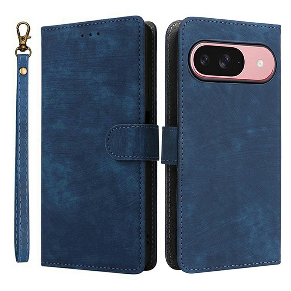 Für Google Pixel 10/10 Pro Hülle Brieftasche RFID-Blockierung PU-Leder Handyhülle Ständer mit Riemen