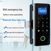 Realand ZD106 Bluetooth Fingerprint Glass Door Lock CN plug (adapter included)
