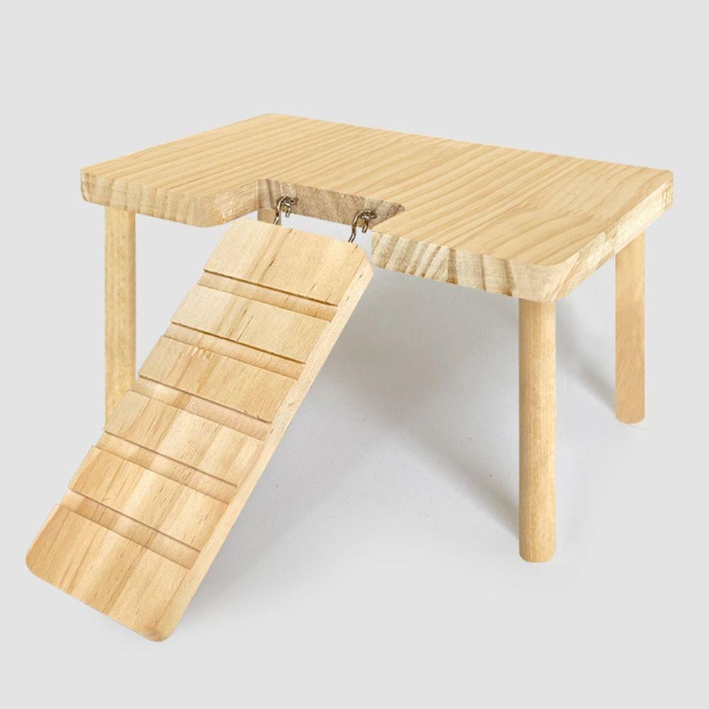 Multifunctional Hamster Climbing Ladder Wooden Hamster Climbing Toys Jumping Board  Animal