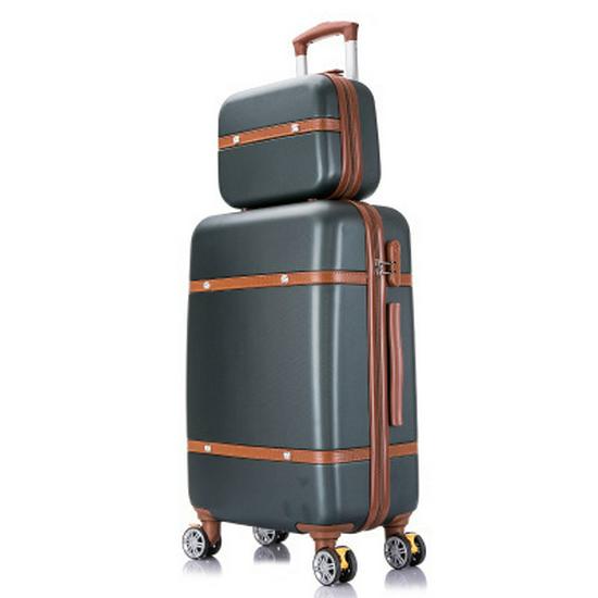 Retro Large Capacity Suitcase with Universal Wheels, Trolley Cabin Luggage for Men and Women