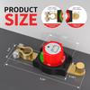 Battery Disconnect Switch 275A Top Post Car Battery Cut Off Switch 12-48V On/Off Heavy Duty Disconnect Shut Off Switch For RV Marine Boat