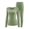 Women's 7A Antibacterial Thermal Underwear Set - Round Neck, Slim Fit, Sanded Fabric, Autumn/Winter Collection.