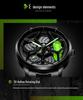 SVJ Multifunctional Men's Off-Road Waterproof Quartz Watch with 3D Hollow Design