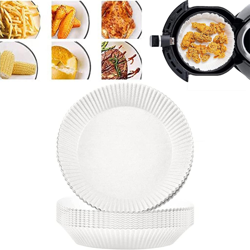 200PCS  Fryer Pad Paper Food Baking Paper High Temperature Resistant Fryer