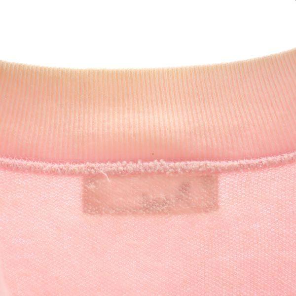 Papas Back Print Long Sleeve Sweat Trainer 50 Pink Pullover Men's Used