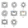 Accessories Wedding Bride Shoe Decorations Clip Glass Crystal Rhinestone Shiny Clips High Heel Removable Buckle Decorative Women