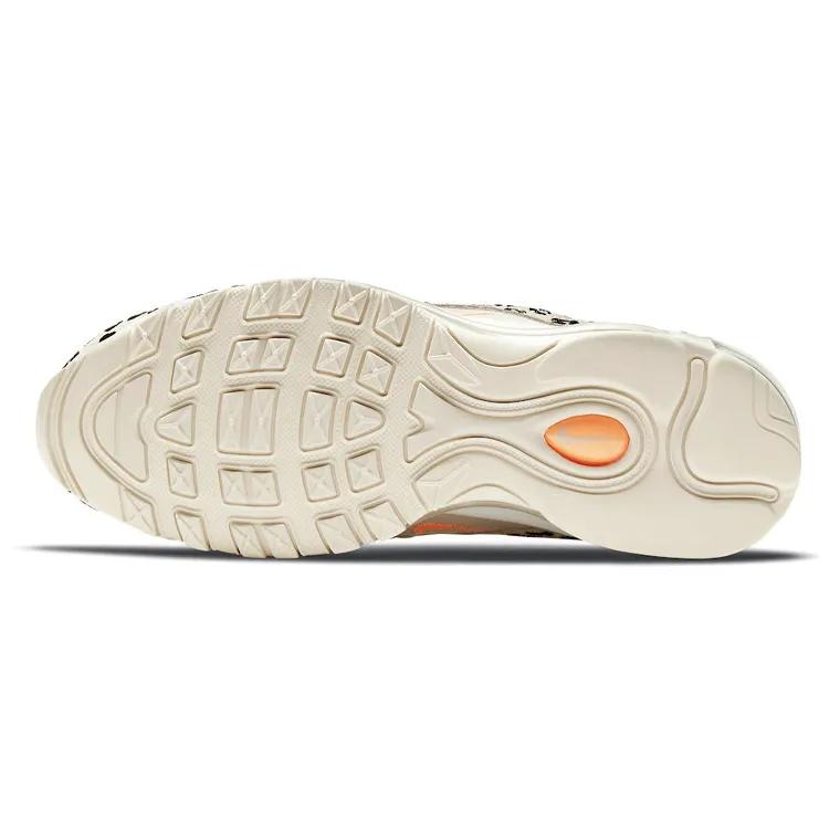 Nike Womens Air Max 97 'Leopard' (women's sizes) Desert Sand / White / Peach Cream Running Shoes CW5595 001