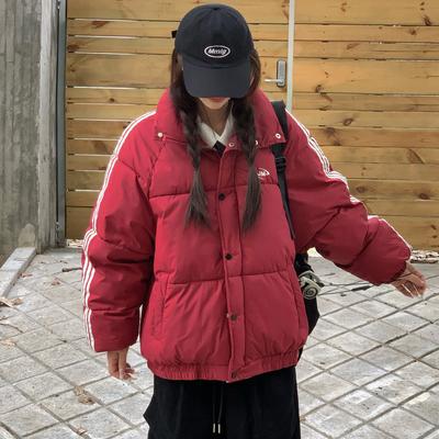 Daunenbaumwollgepolsterte Kleidung Damen Neu Winter Verdickt Stehkragen Baumwollgepolsterte Jacke Locker Baumwollgepolsterte Kleidung