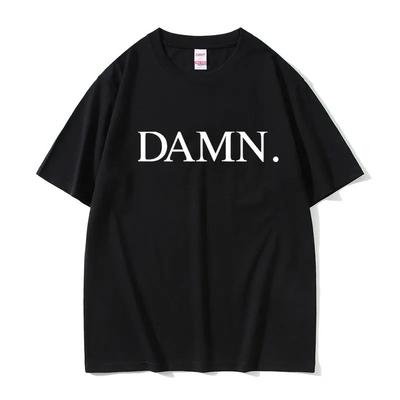 Rapper Kendrick Lamar DAMN Gleiche Grafik T-Shirt Sommer Herren Damen Mode Hip Hop Baumwoll-T-Shirts Damen Vintage Baumwoll-T-Shirt