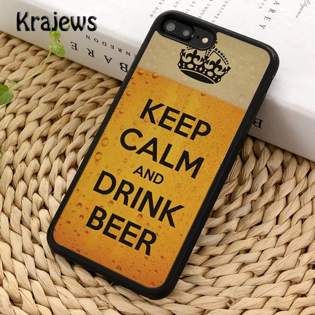 

Krajews Keep Calm Drink Wine Champagne Phone Case Cover For iPhone 17 Air 16 15 14 plus 11 12 13 pro max coque Fundas iPhone 13