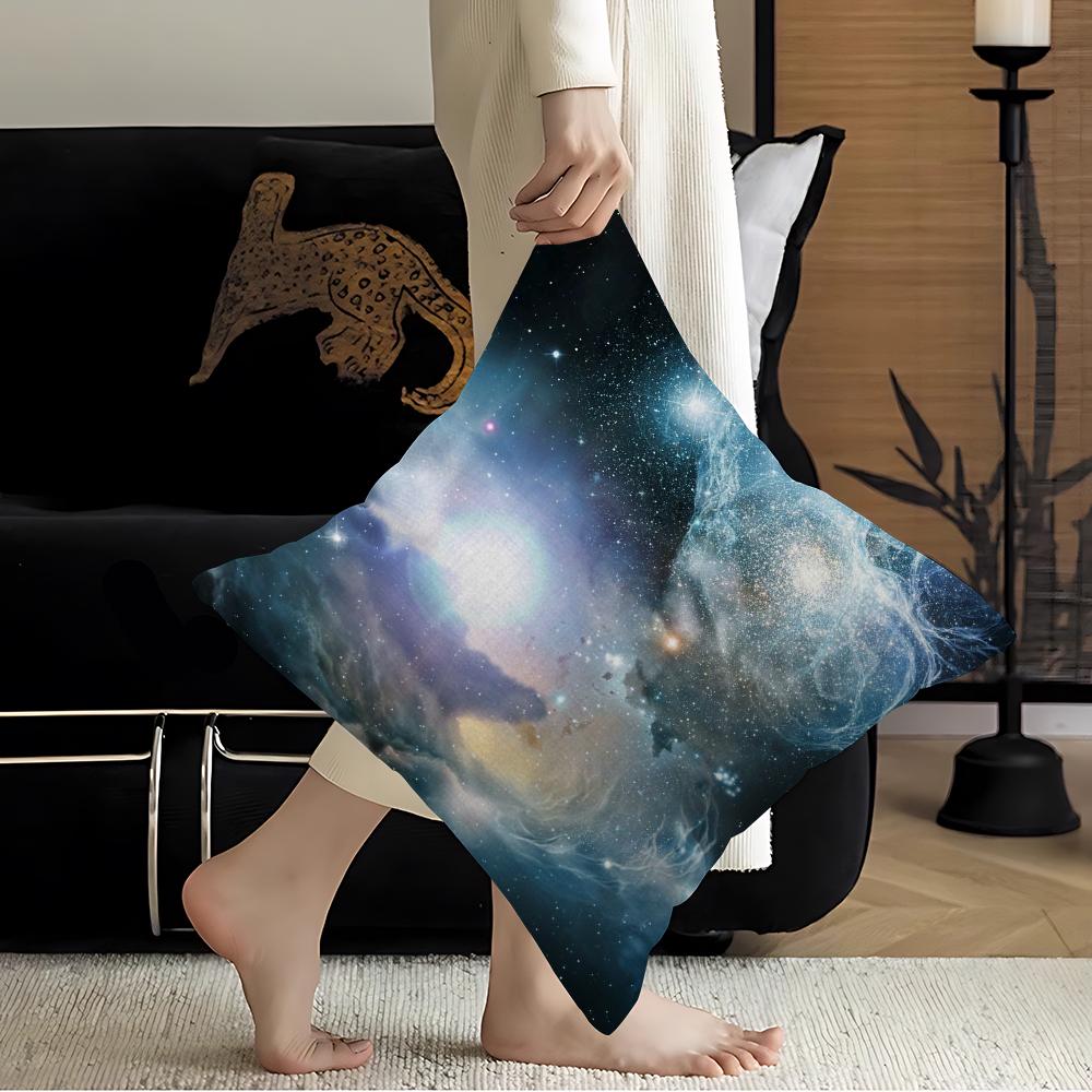 Cosmic Galaxy Decorative Room Aesthetics Pillow Case Home Decor Bedroom Sofa Bed Couch Pillow Cover 45x45