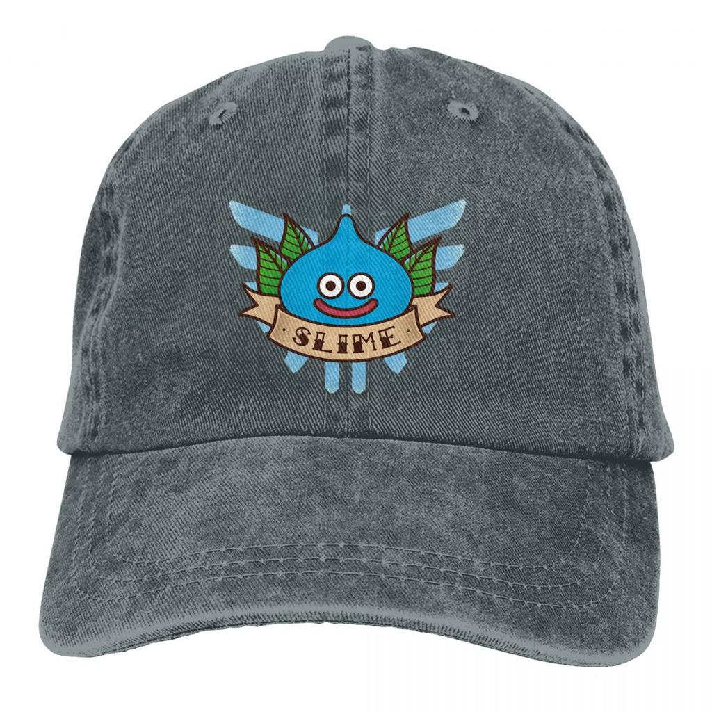 Cappellini da Papà Monocolore Slime Tatuaggio Tradizionale Cappello da Donna Visiera Parasole Cappellini da Baseball Dragon Quest Dragonlord Eroe Gioco Cappellino con Visiera