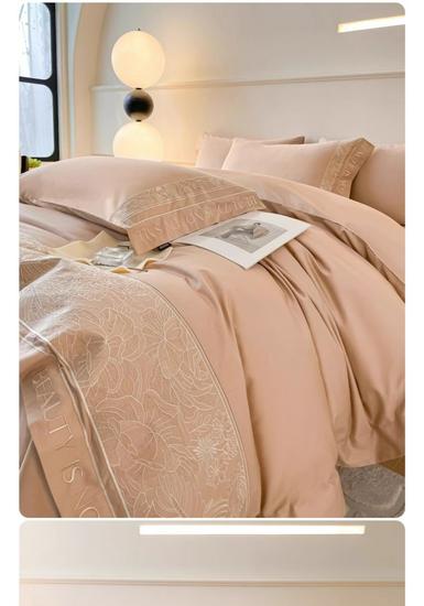 Premium Mother & Baby Four-Piece Set: Grade A Xinjiang Long-Staple Cotton Duvet Cover with High-End Embroidery