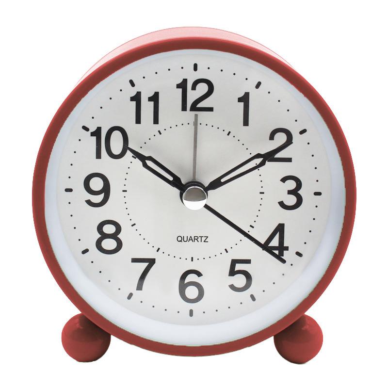 

Students Use Alarm Clock Desktop Clock Bedroom Table Clock Household Clock with Clock Night Light Clock 3 inches.