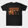 Men Black Print T-shirt Soundgarden No-Cut Heat Transfer Print Cotton Tshirt