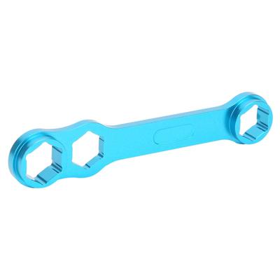 DIY Werpreel Sleutel Blauwe Aluminiumlegering Sleutel Reparatie Onderhoudsgereedschap