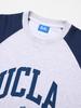 UCLA Unisex Color Blocking Raglan T-Shirt [L-M-Grey](Ua2Lt85_12)