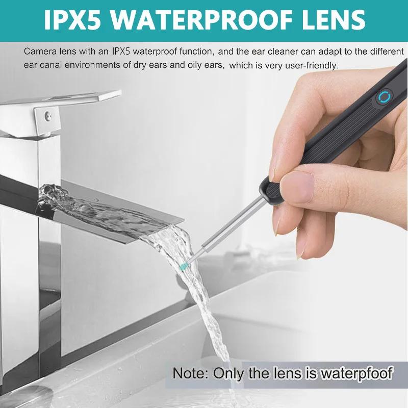 Durable And Safe Visual Ear Cleaner With Camera Led Lights 4.0Mm Lens Ear Wax Removal Tool Take Video Hd Earpick