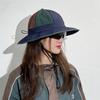 Retro Color Blocking Bucket Hat Upf 50 Plus Quick Drying Lightweight Design Summer Outdoor Hiking Camping Trekking Sun