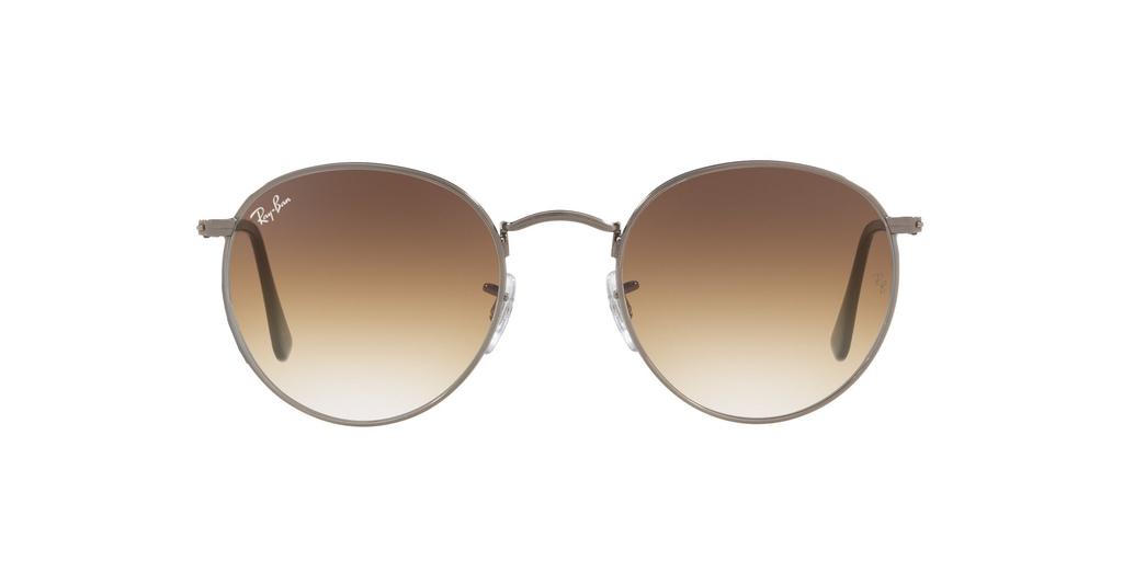 Sunglasses 0RB3447N ROUND METAL CLEAR GRADIENT BROWN 50 Ray-Ban 004/51