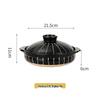Bao Yi High-Temperature Japanese Ceramic Clay Soup Pot for Gas Stove