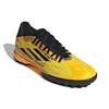 Adidas Messi 3 Round Toe Lace-Up TF (Rubber Studs) Hard Ground Artificial Turf Non-Slip Durable Soccer Shoes Men Soccer Shoes Yellow Black GW7423
