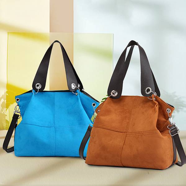 Cheap Casual Ladies Shoulder Bag PU Large Capacity Handbag Simple