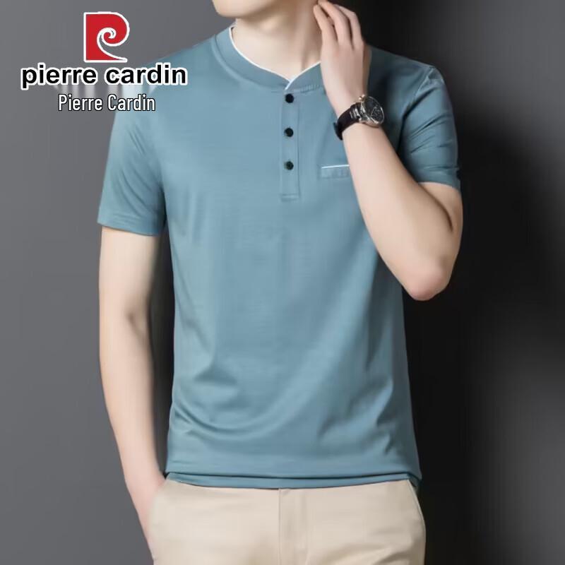

Pierre Cardin Men s Cool-Touch Stand Collar T-Shirt 170/88A
