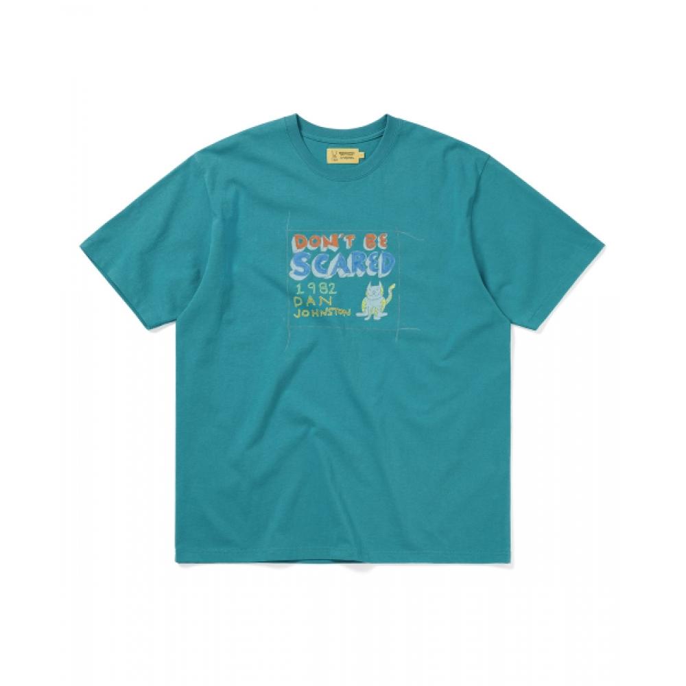Thisisneverthat Tnt Daniel Johnston Scared Tee Teal L