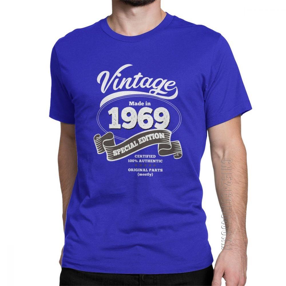 Unisex 1969 Birthday T Shirt Gift Vintage Special Edition T Shirts Crazy Crew Neck Designer Clothing Cotton Tee Shirt Plus Size