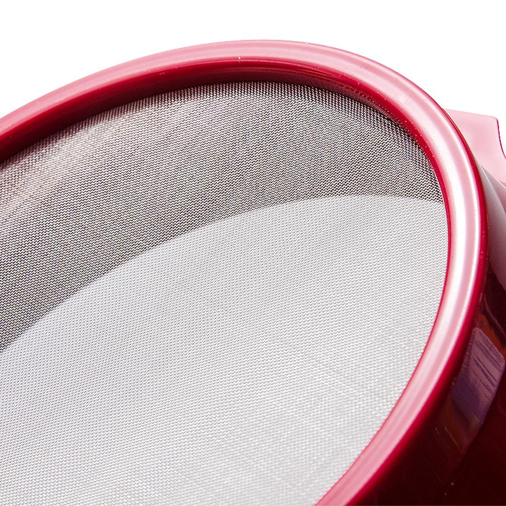Flour Sieve Stainless Steel Pastry Sieve Baking Tool Storage Organizer Flour Sifter Cup for Flour Sifter Powdered Fine