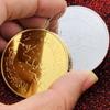 Saudi Arabia, gold-plated commemorative medals, reliefs, figurines, one handed coins, castle gold coins, commemorative coins